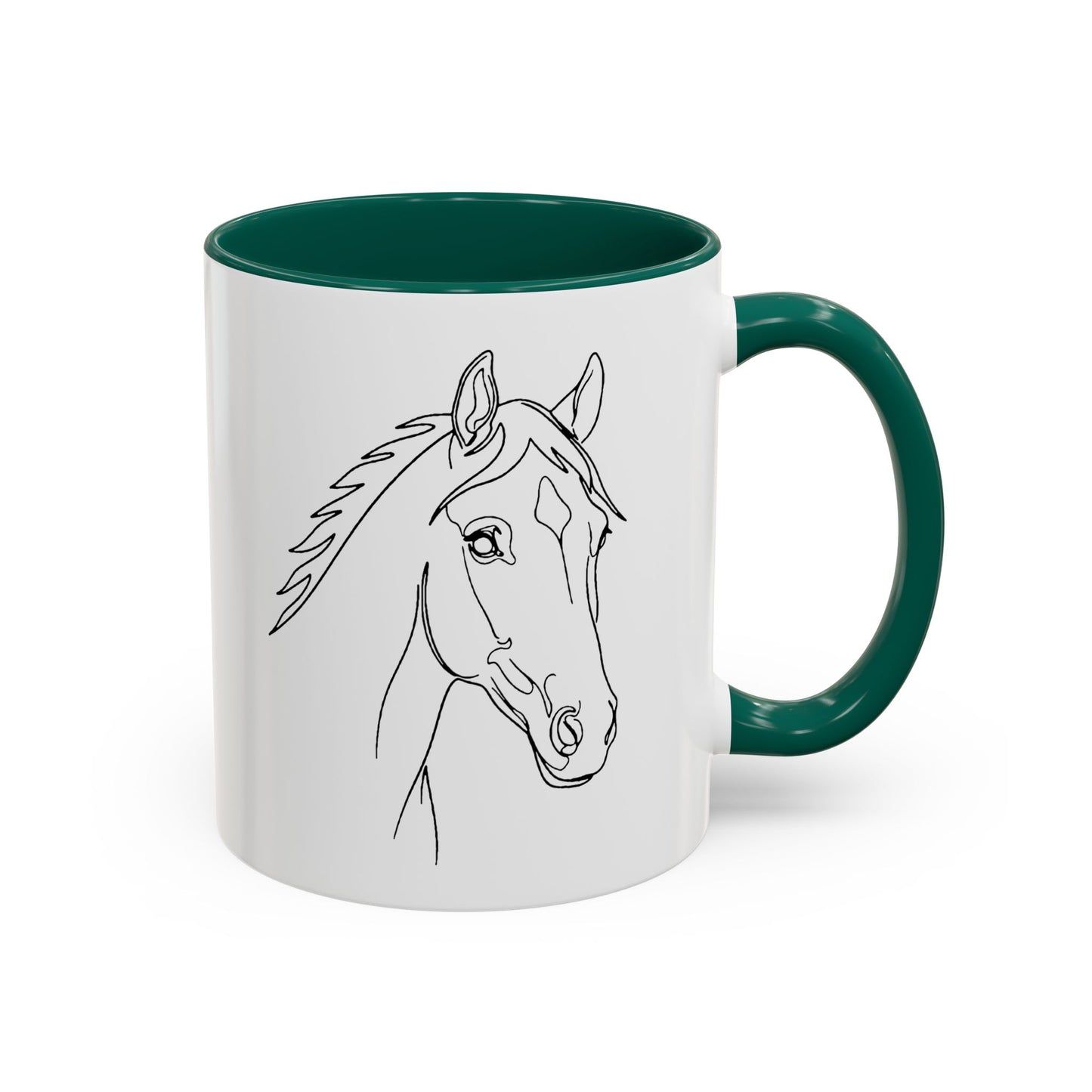 Horse Portrait Sketch - Colorful Mug