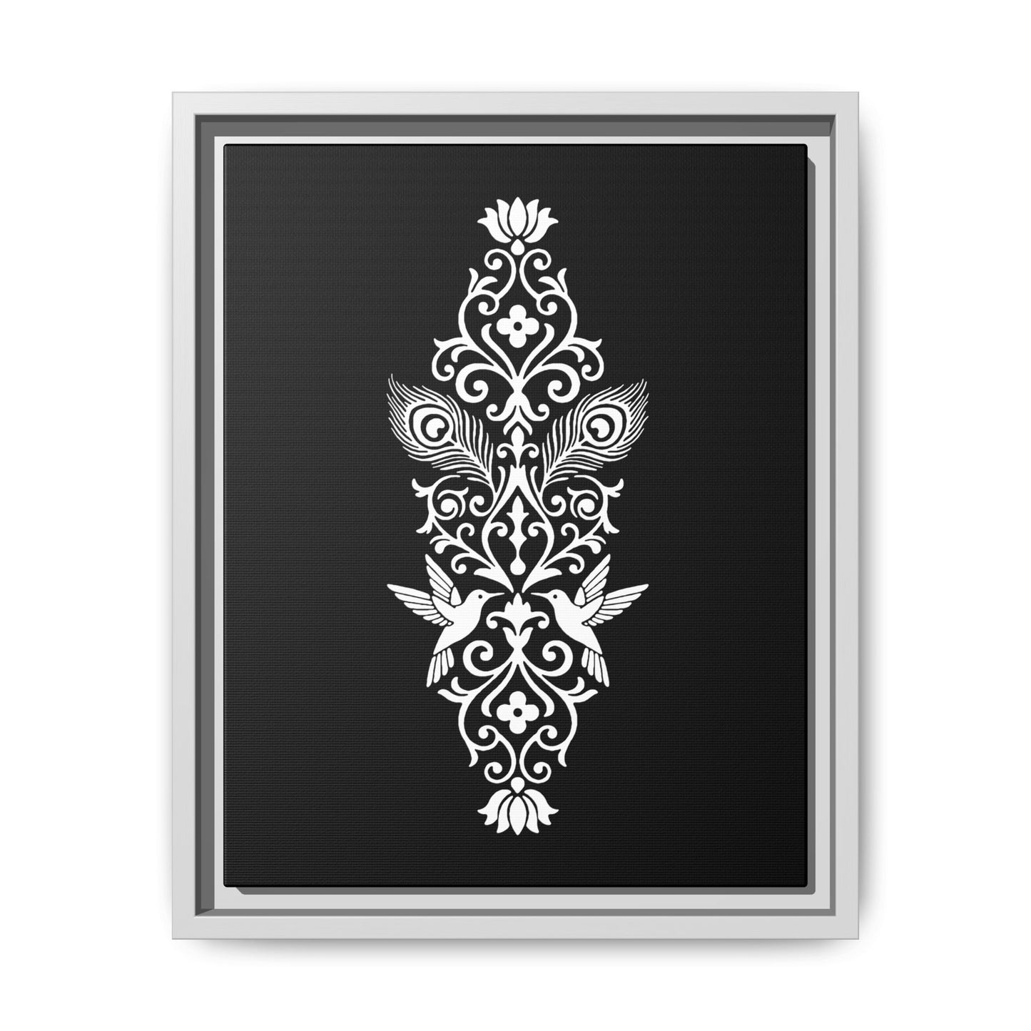 Hummingbird Soulmates - Framed Canvas