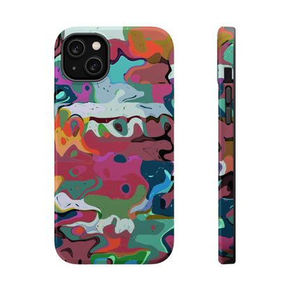Colorful Abstract Marble - Magnetic Phone Case