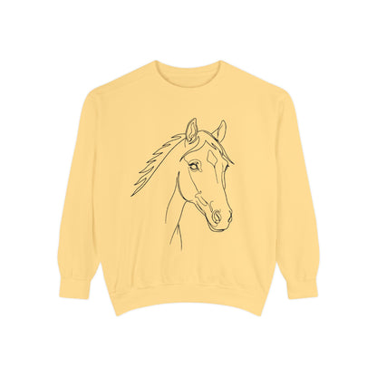 Horse Portrait Sketch - Sweatshirt
