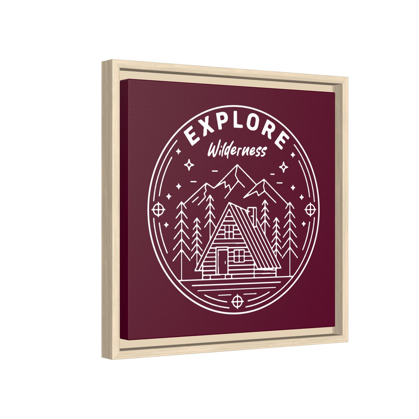 Explore Wilderness - Framed Canvas