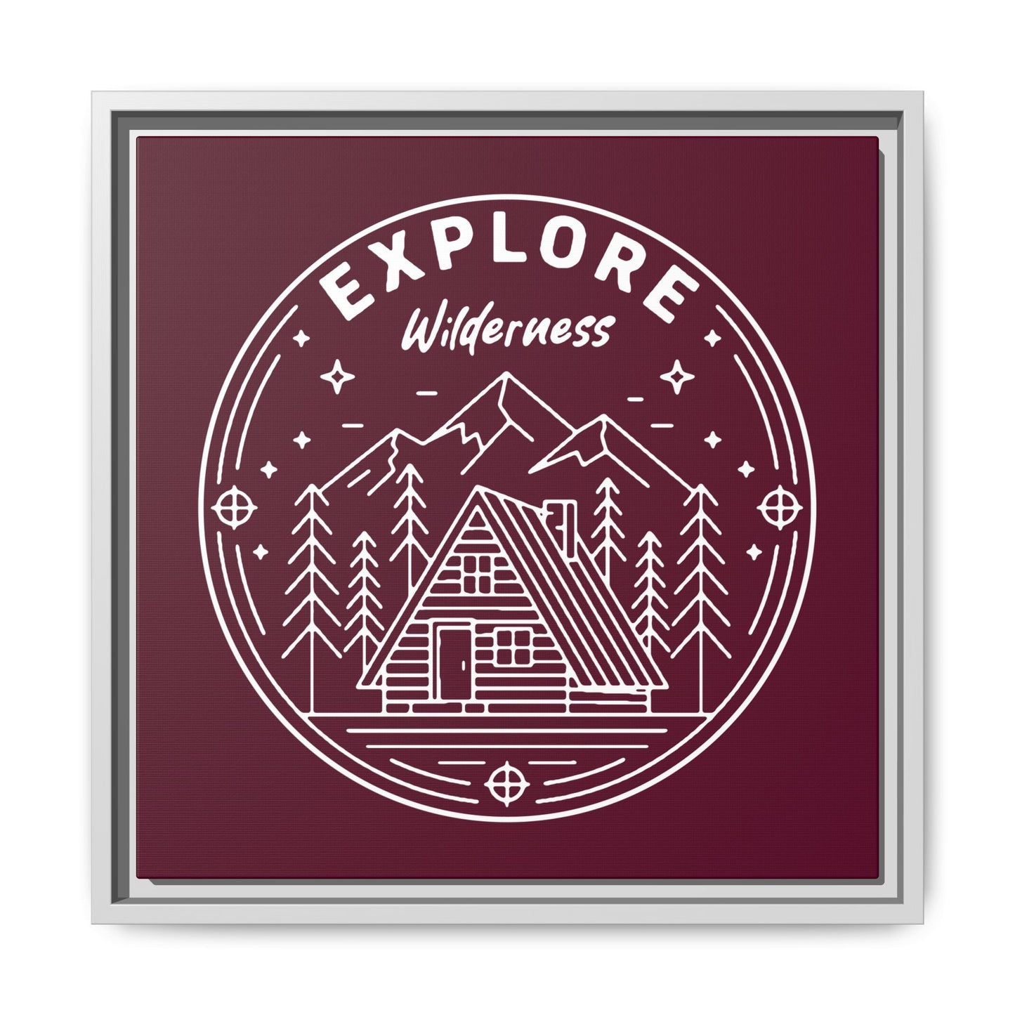 Explore Wilderness - Framed Canvas