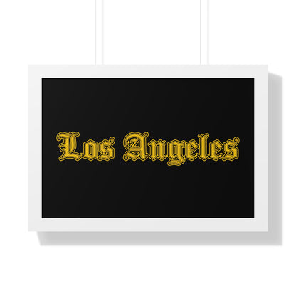 Los Angeles - Golden Edition - Framed Poster