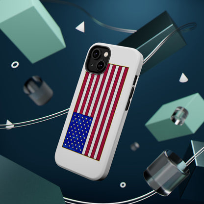 New Glory American Flag (Gold Edge Edition) - Magnetic Phone Case