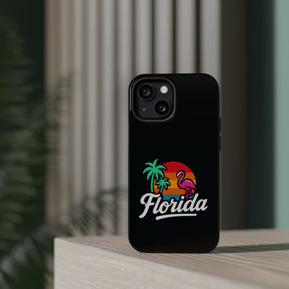 Florida Sunset Palm - Magnetic Phone Case