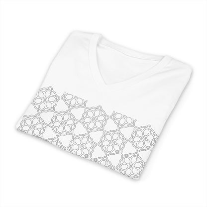 Intricate Shapes - V-Neck Tee