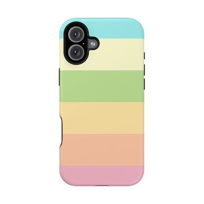 Pastel Stripes - Magnetic Phone Cover