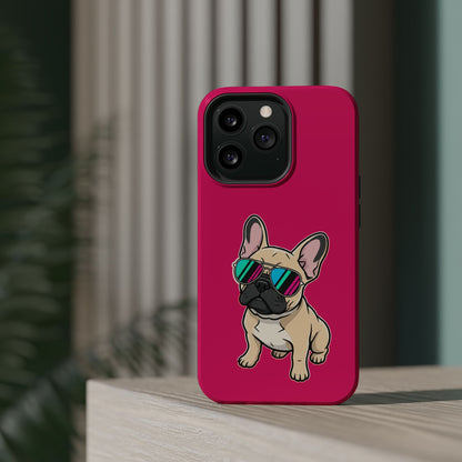 French Bulldog with Sunglasses - Magnetic Phone Case