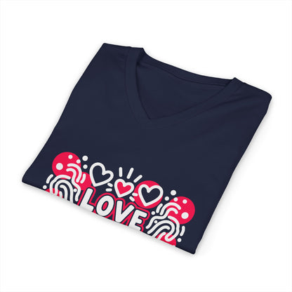 Love Like It's Art - V-Neck Tee