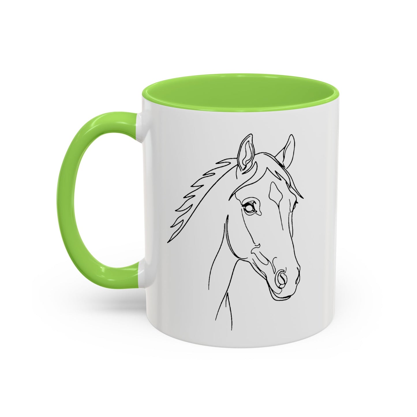 Horse Portrait Sketch - Colorful Mug