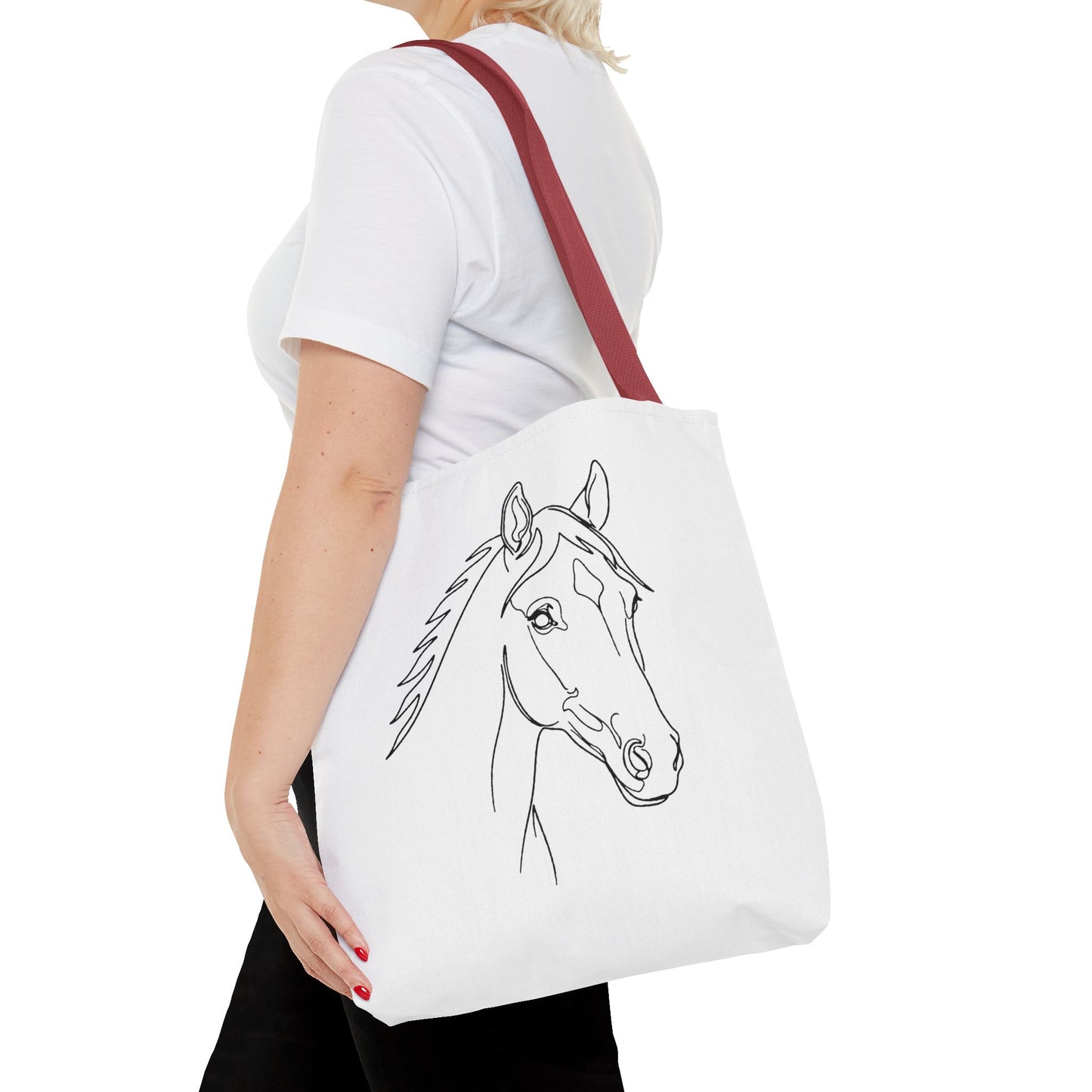 Horse Portrait Sketch - Tote Bag