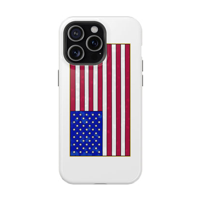 New Glory American Flag (Gold Edge Edition) - Magnetic Phone Case