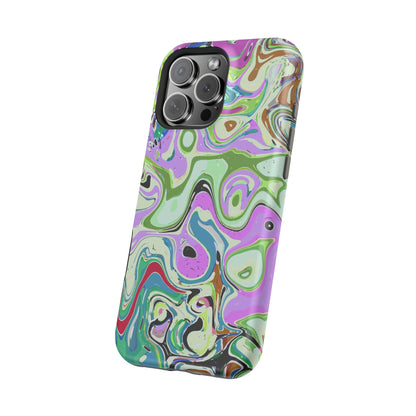 Vibrant Multi‑Color Swirl - Magnetic Phone Case