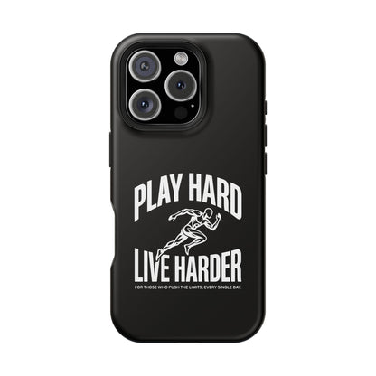 Play Hard / Live Harder - Magnetic Phone Case