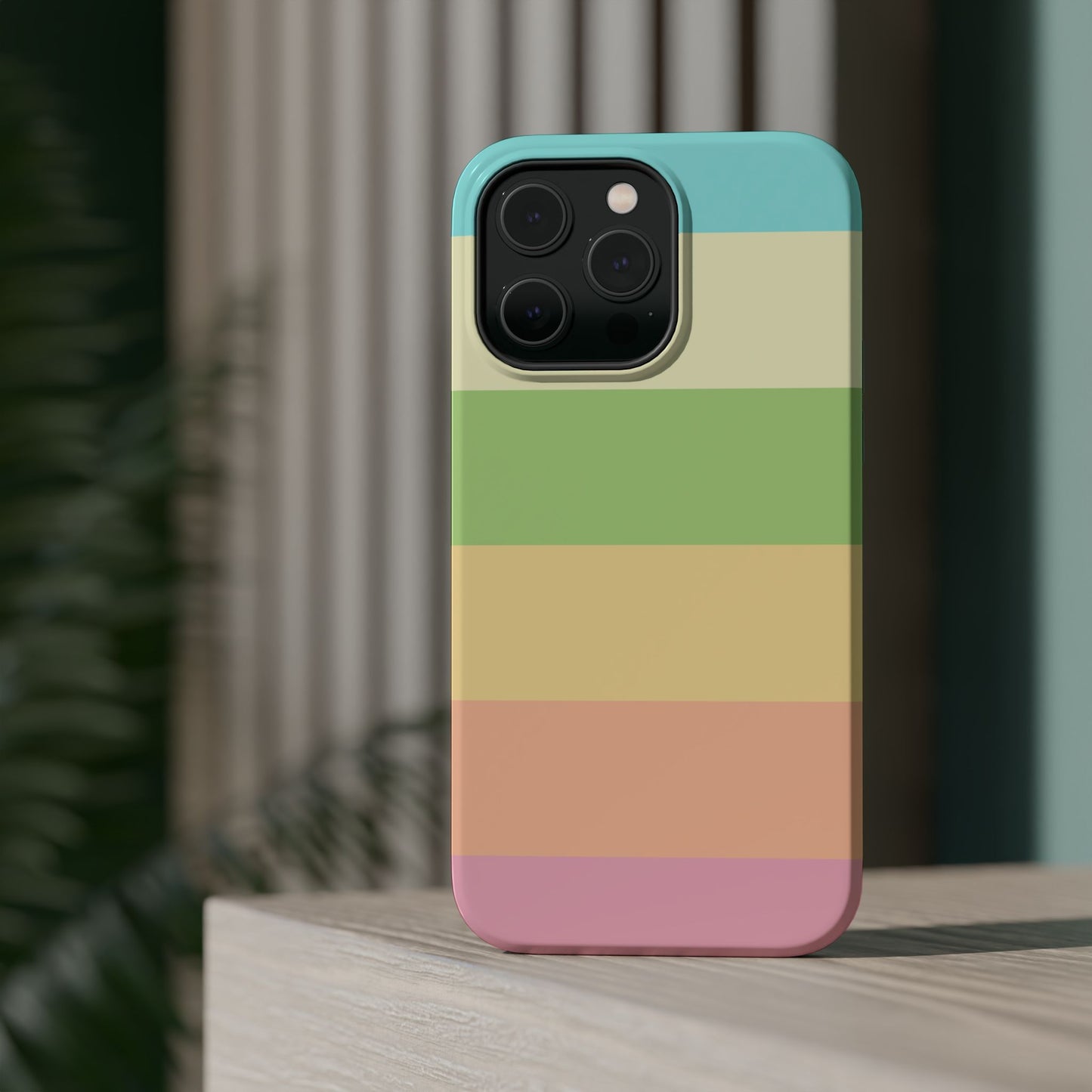 Pastel Stripes - Magnetic Phone Cover