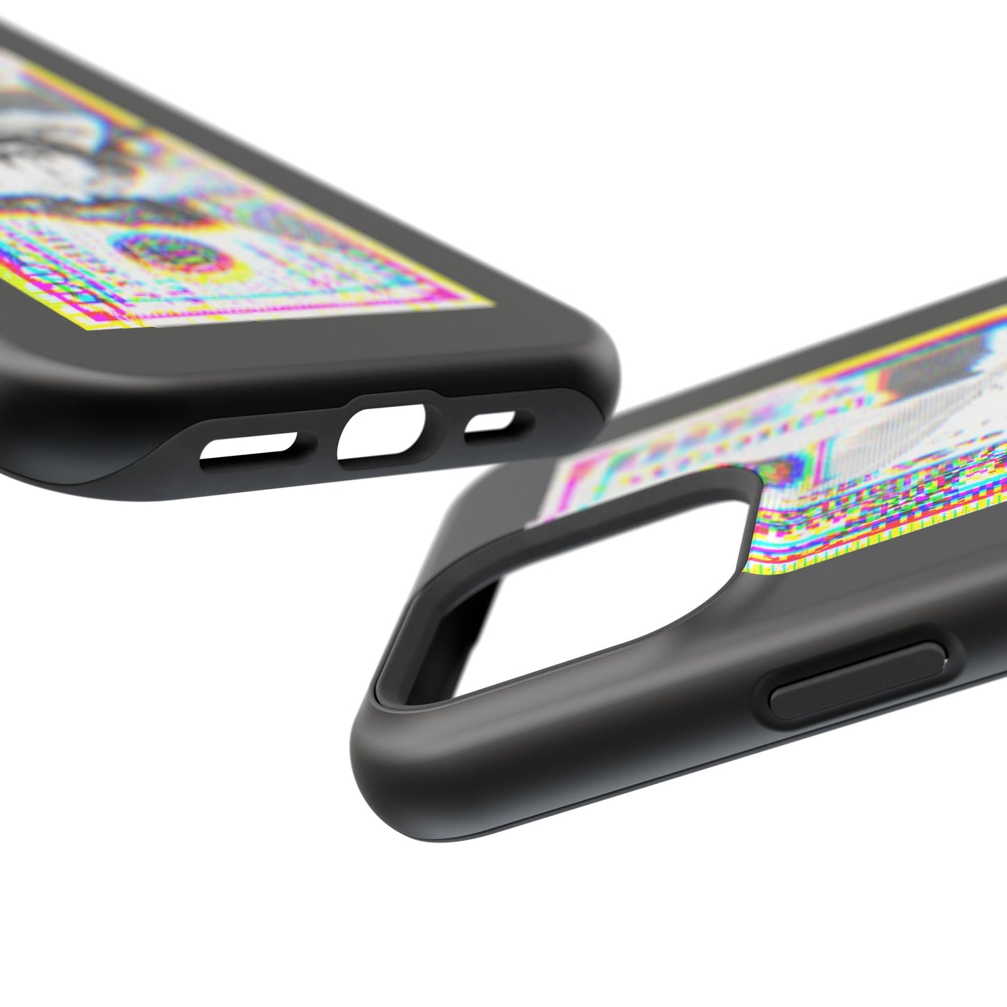100 Dollars Bill - Neon Color Explosion - Magnetic Phone Case