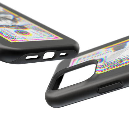 100 Dollars Bill - Neon Color Explosion - Magnetic Phone Case
