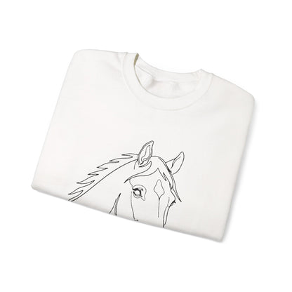 Horse Portrait Sketch - Sweatshirt