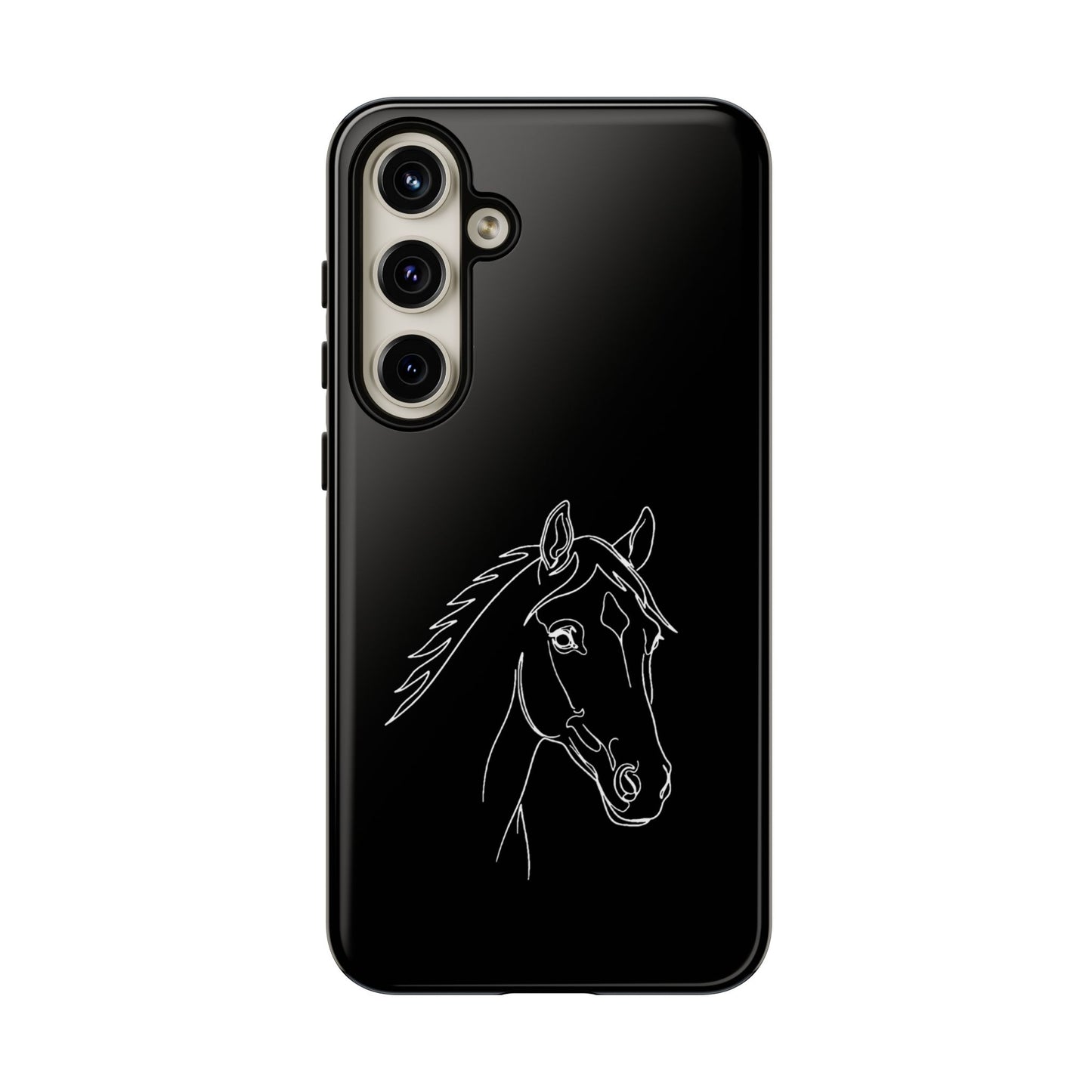 Horse Portrait Sketch - Tough Phone Case