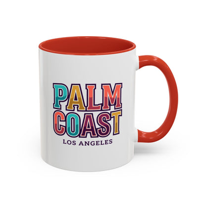 Palm Coast - Los Angeles - Color Accent Mug