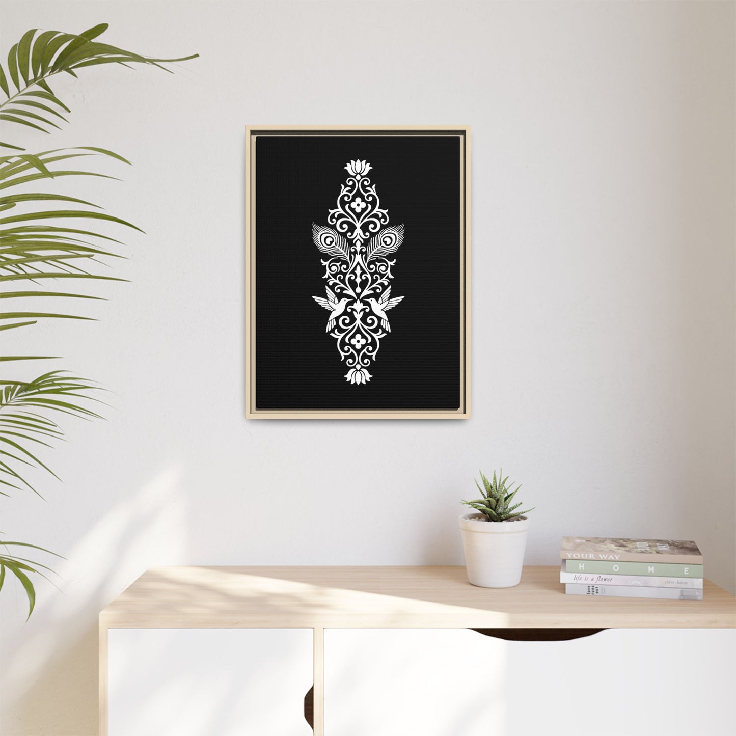 Hummingbird Soulmates - Framed Canvas