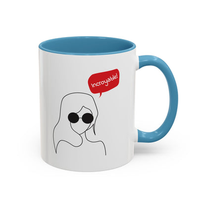 Incroyable Chic Girl - Color Accent Mug