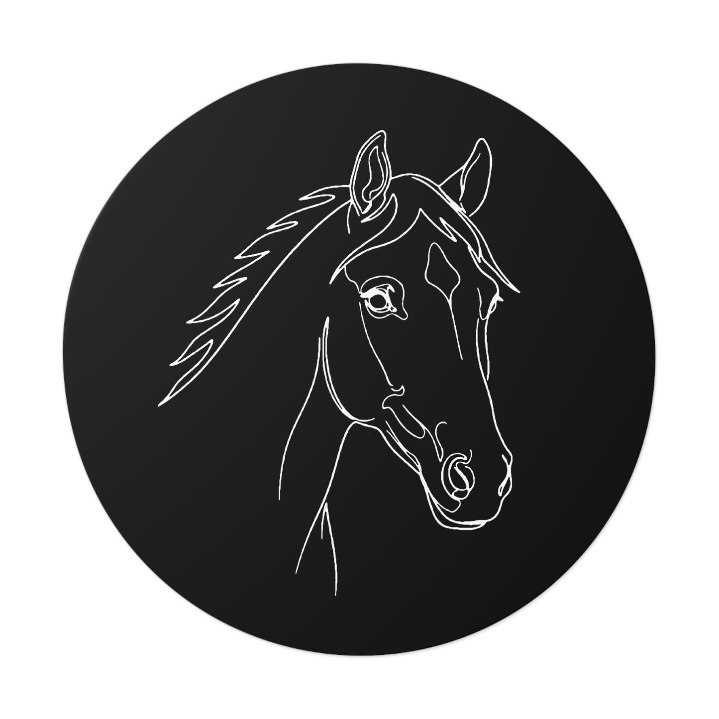 Horse Portrait Sketch - Sticker