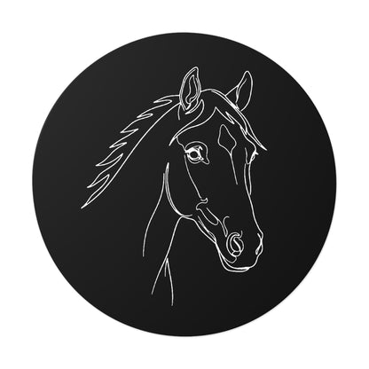 Horse Portrait Sketch - Sticker
