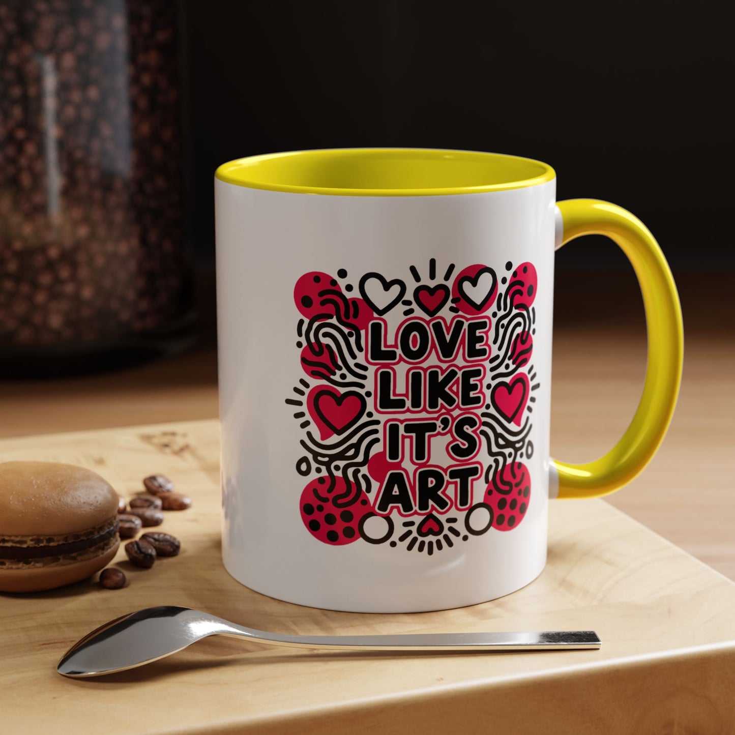 Love Like It’s Art - Color Accent Mug