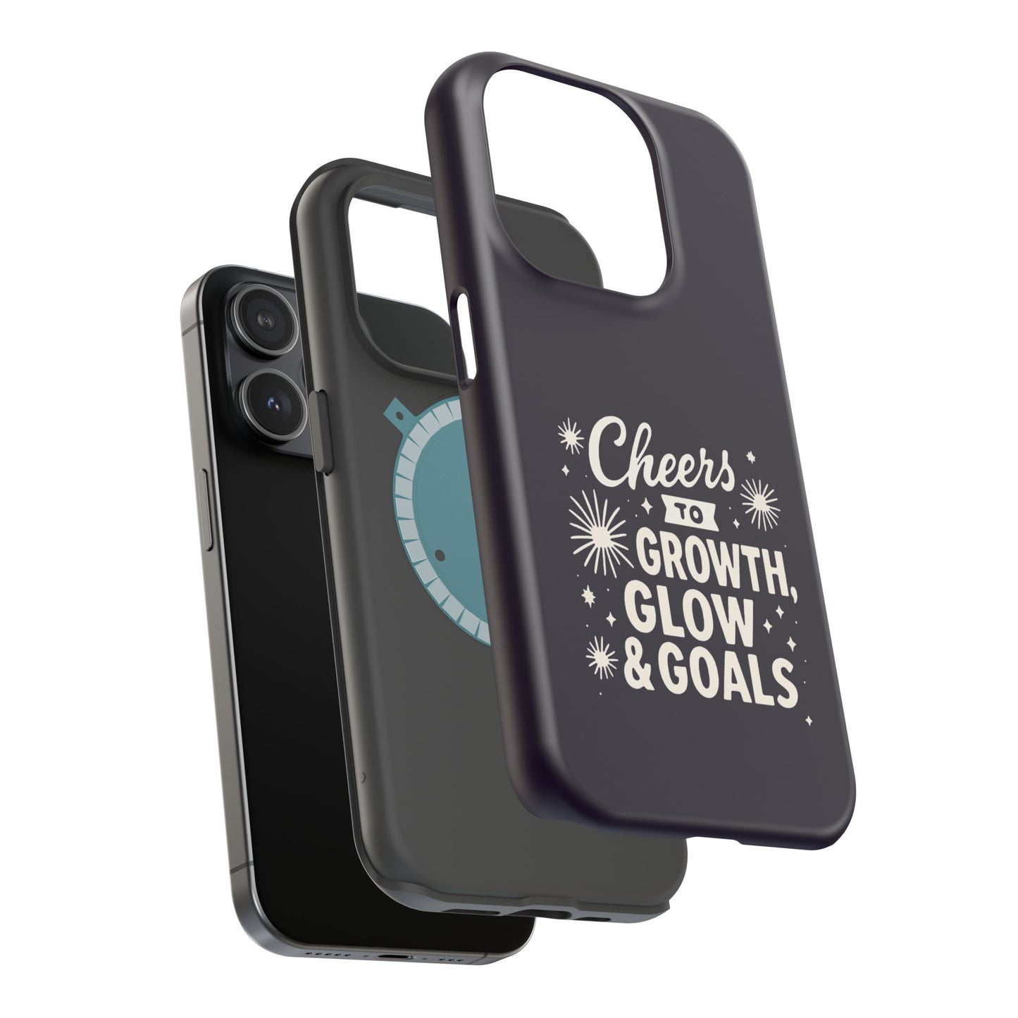 Cheers to Growth, Glow & Goals - Magnetic Phone Case