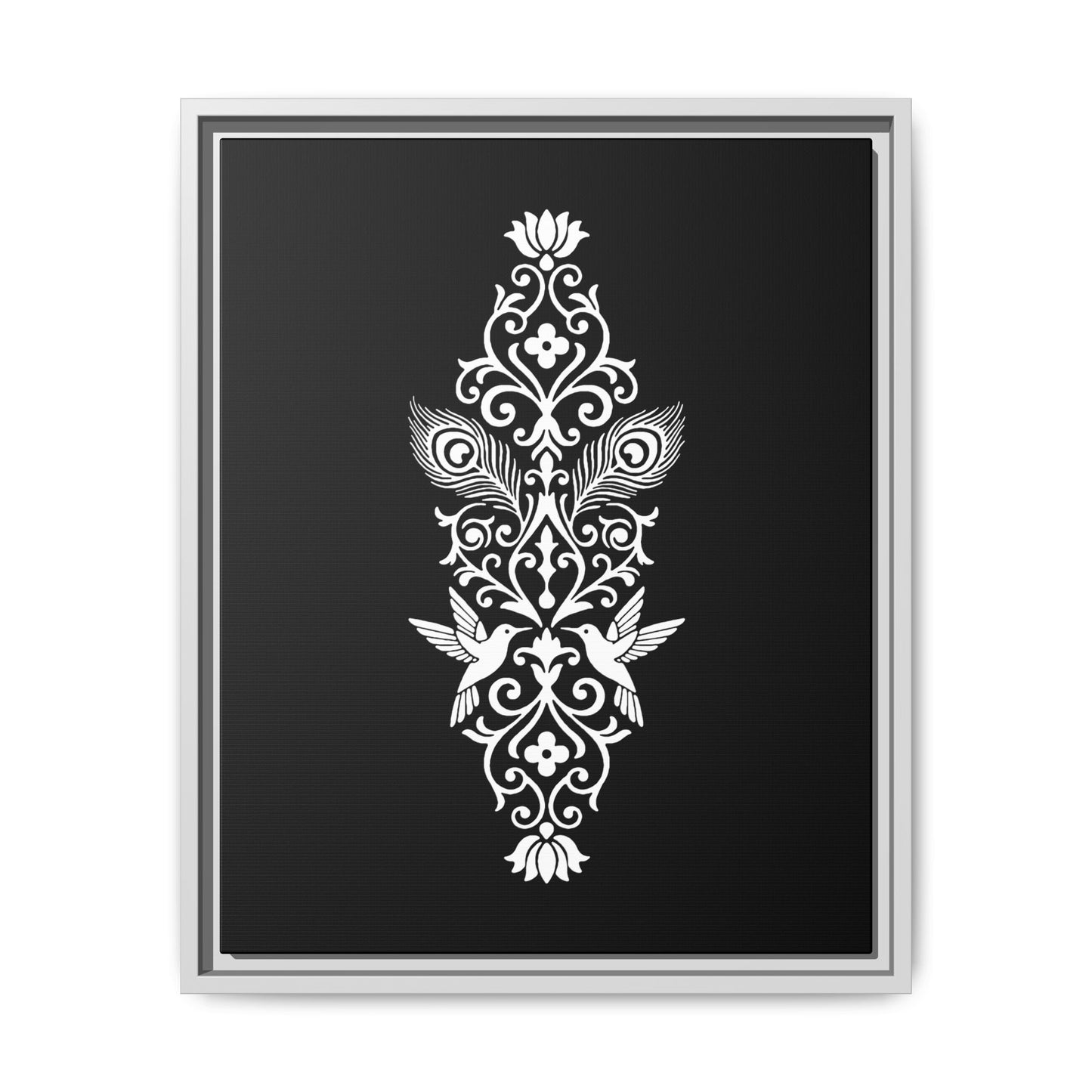 Hummingbird Soulmates - Framed Canvas
