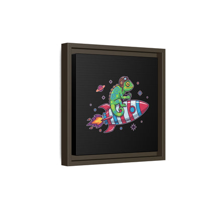 Cosmic Rider - Framed Canvas