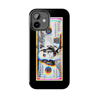 100 Dollars Bill - Neon Color Explosion - Phone Case