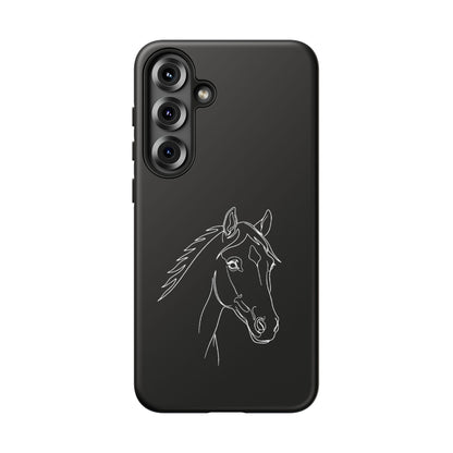 Horse Portrait Sketch - Tough Phone Case