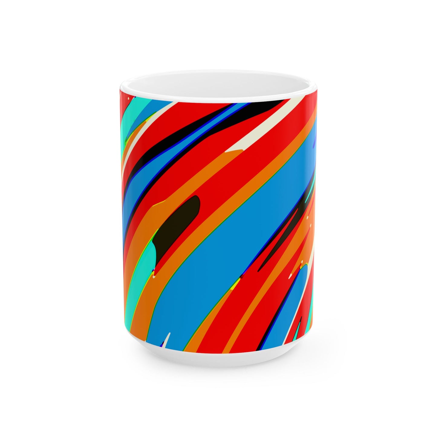 Abstract Rainbow Swirl Arc - Mug