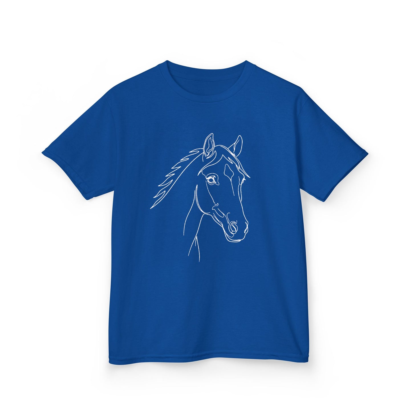 Horse Portrait Sketch - Kids Tee