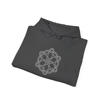 Black Mandala Hoodie, Cozy Streetwear, Unisex Sweatshirt, Boho Chic Gift, Layering Piece for All Seasons