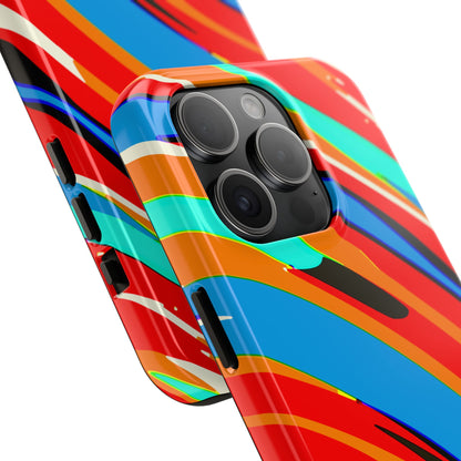 Abstract Rainbow Swirl Arc - Phone Case