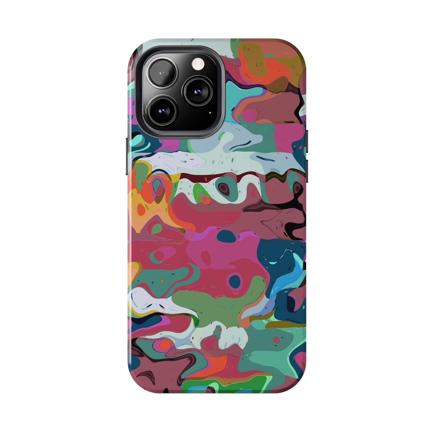 Colorful Abstract Marble - Phone Case
