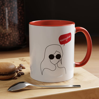 Incroyable Chic Girl - Color Accent Mug