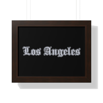 Los Angeles - Silver Edition - Framed Poster