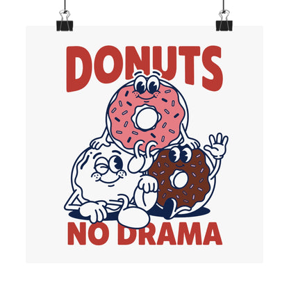 Donuts No Drama - Poster