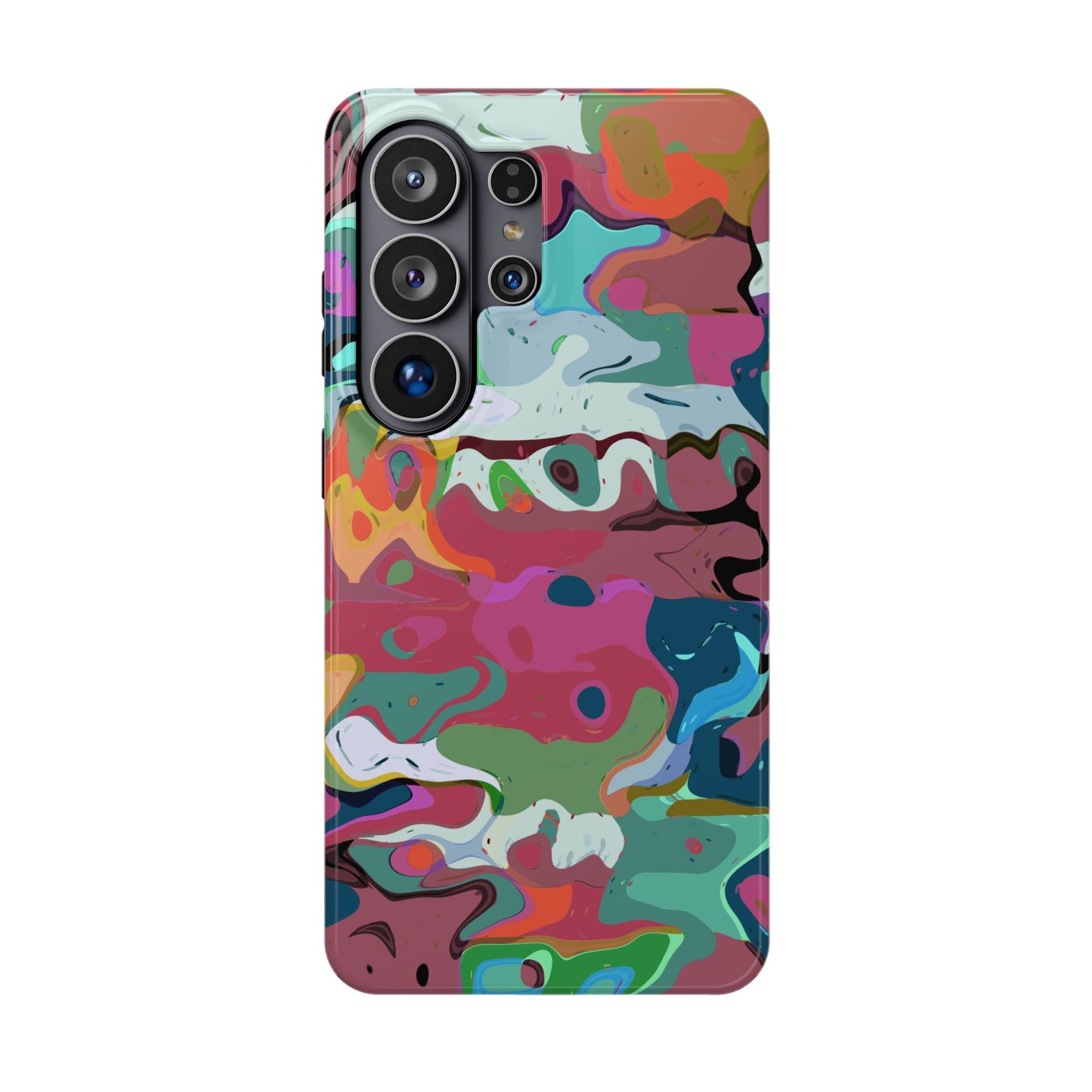 Colorful Abstract Marble - Magnetic Phone Case