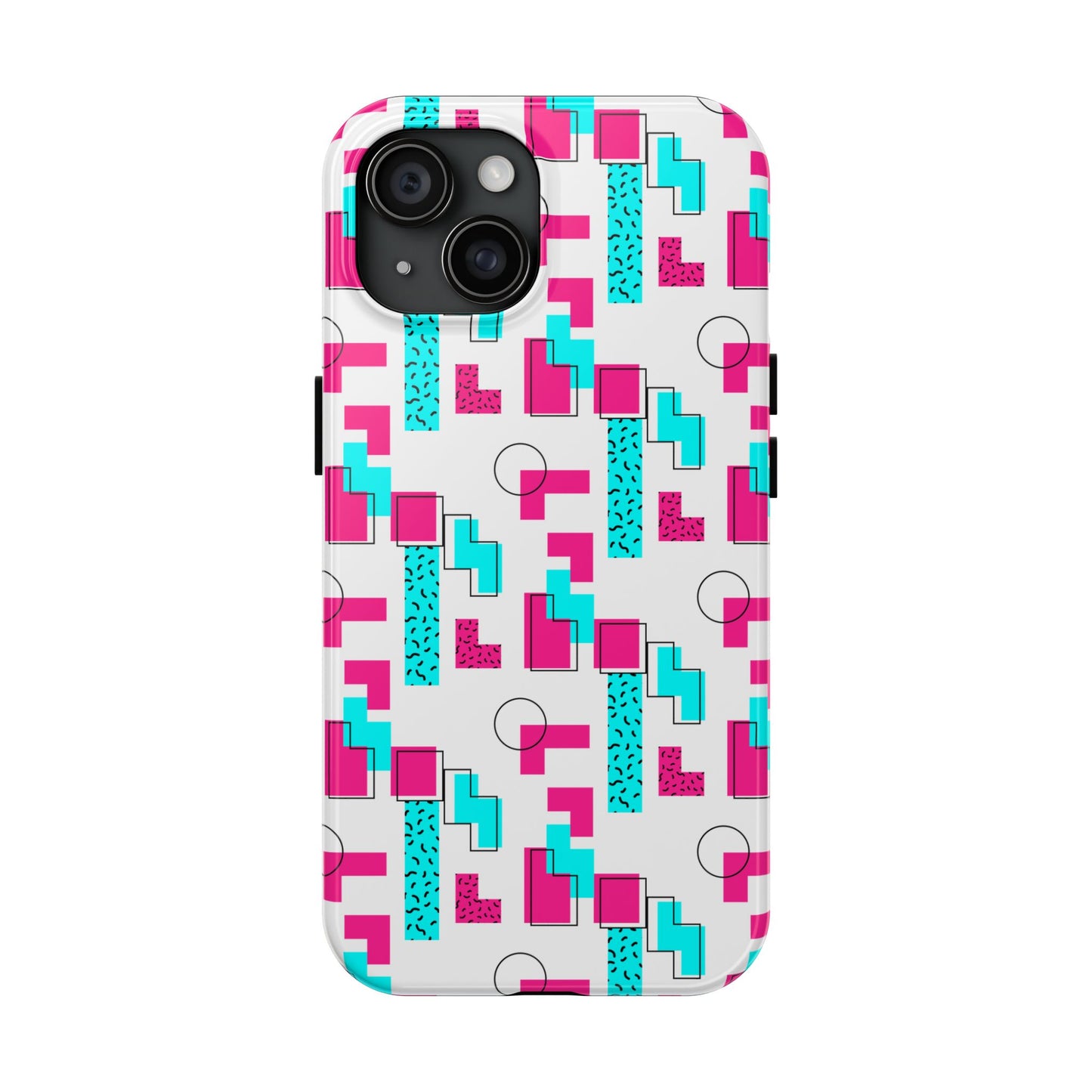 Retro Geometric Vibes - Phone Case