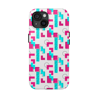 Retro Geometric Vibes - Phone Case