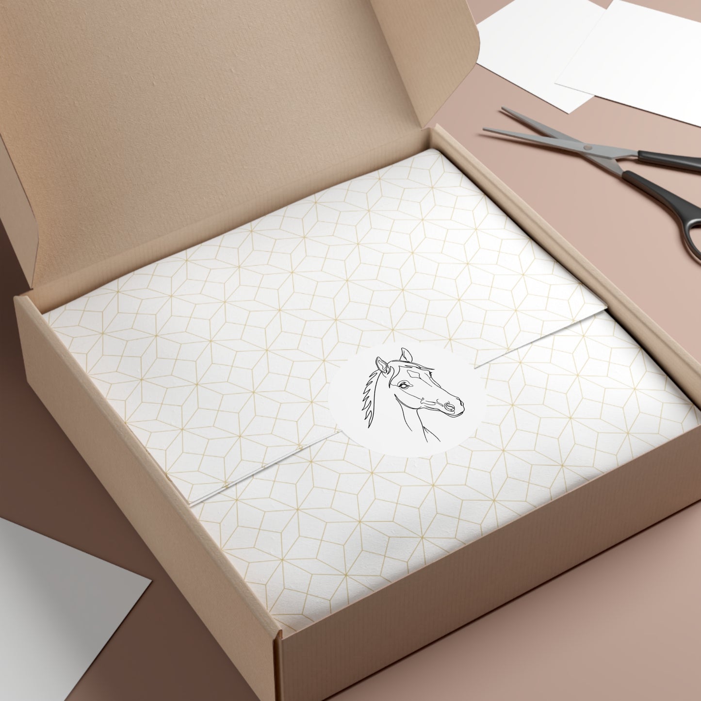 Horse Portrait Sketch - Sticker