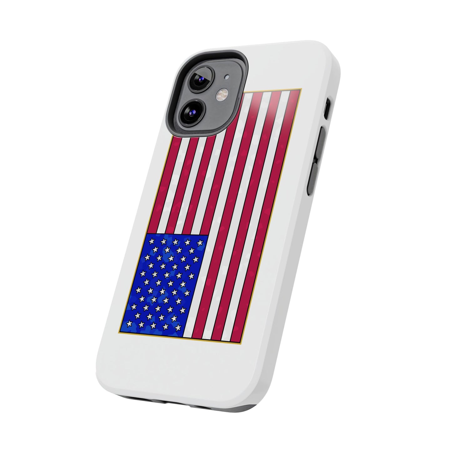 New Glory American Flag (Gold Edge Edition) - Phone Case