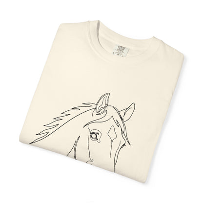 Horse Portrait Sketch - T‑Shirt