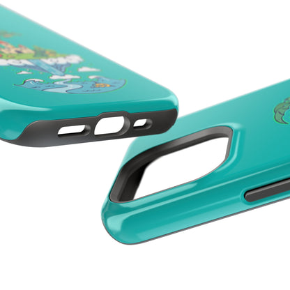 Floating Castle Dragon - Magical Fantasy Island - Magnetic Phone Case