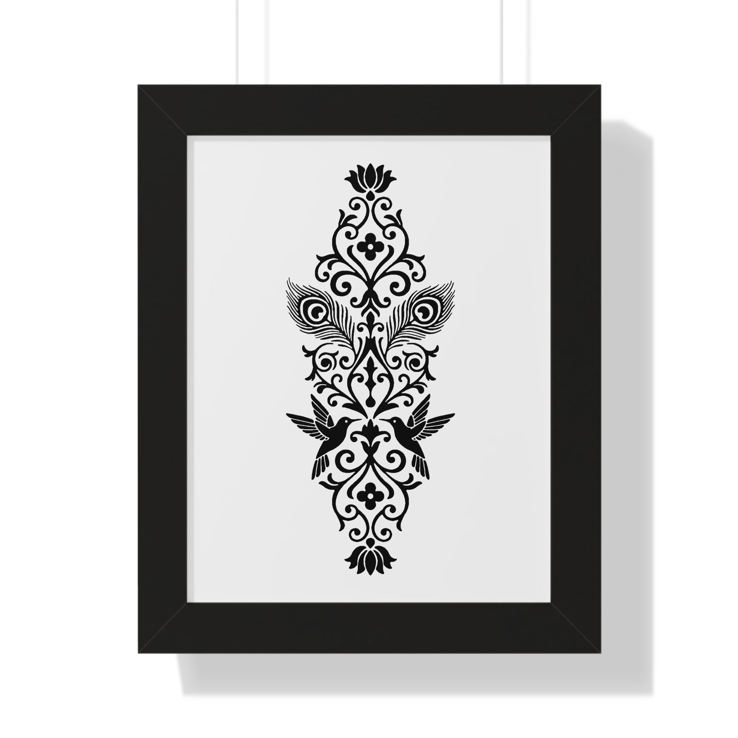 Hummingbird Soulmates - Framed Poster